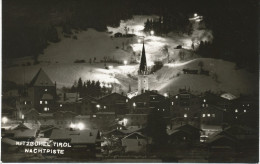 Alte AK Kufstein Tirol Im Winter, Nachtpiste Beleuchtet - Kufstein