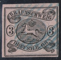 6 Börsum Auf 3 Silbergroschen Rosaweiss - Braunschweig Nr. 8 B - Pracht - Braunschweig