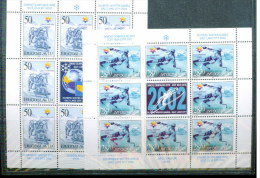 Jugoslawien / Yugoslavia / Yougoslavie 2002 O.G.Salt Lake City Michel 3058-3059 Kleinbogen /sheet Of 9  Postfrisch / MNH - Winter 2002: Salt Lake City