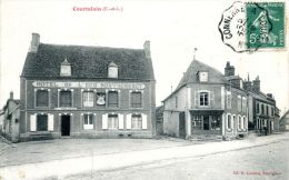 N°6690A -cpa Courtalain -Hôtel De L'Ecu Montmorency- - Courtalain