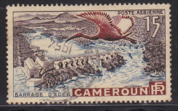 Cameroon Cameroun 1953 Edea's Roadblock" Airmail (Yv PA 43 ) Used, Very Nice - Luchtpost