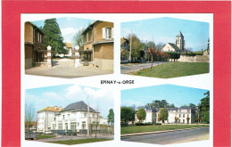 EPINAY SUR ORGE LA POSTE L EGLISE CARTE EN TRES BON ETAT - Epinay-sur-Orge