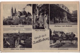 AK Deutschland >  Sachsen-Anhalt> Quedlinburg  SCHLOSS ANSICHTSKARTEN - Quedlinburg