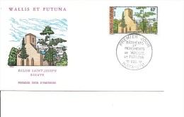 Wallis Et Futuna -Eglise De Saint-Joseph ( FDC De 1977 à Voir) - Gebraucht