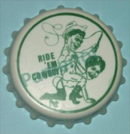 Rare Ronald & Nancy Reagan " Ride´ Em Cowboy" 1980´s Bottle Opener In His Original Box  8.5 Cm, 3 1/4 In  5 SCANS - Flessenopener