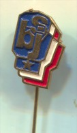 BOXING - BOX RING, Union Yugoslavia, Vintage Pin Badge - Boxeo