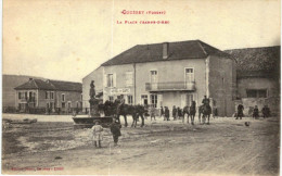 COUSSEY ... LA PLACE JEANNE D ARC ... JEU DU CERCEAU - Coussey