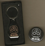 DECAPSULEUR METAL      BIERE HOUSE OF MASK    + BADGE - Flessenopener