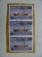 Stamps From Package From Oman Ship Boat Omani Vessels - Omán