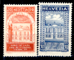 Svizzera-193 - 1924 - Unificato: N. 212A (sg) + 213A (++) MNH - Privi Di Difetti Occulti. - Unused Stamps