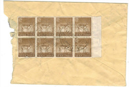 INDIA - 1977 - Registered - Linear Cancel - 25 + 8 Stamps On The Rear - Intero Postale - Entier Postal - Postal Stati... - Covers