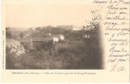 Dépt 79 - THOUARS - Vallée Du Thouet Et Pont Du Faubourg Saint-Jacques - Thouars