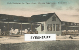 U.S.A. Iowa City: Oakland Sanatorium For Tuberculosis - Sleeping Appartments C1910. - Iowa City