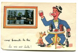 CPA  78  :  ESSARTS LE ROI  La Vie Est Belle Carte Illustrateur   1960   VOIR   DESCRIPTIF  §§§ - Les Essarts Le Roi