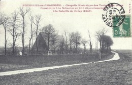 PICARDIE - 80 - SOMME -NOEYLLES EN CHAUSSE - Chapelle Hisorique Des 300 Chevalier Tuée à Crécy - Noyelles-sur-Mer
