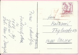 University, Zagreb, 20.12.1985., Yugoslavia, Postcard (16/1) - Andere & Zonder Classificatie