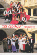 CPSM PAMPELONNE TARN LES CIGALONS  GROUPE FOLKLORIQUE ED AS - Pampelonne