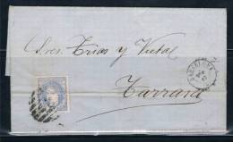 1870  BARCELONA A TARRASA - Cartas & Documentos