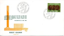 LUXEMBOURG. N°859 De 1975 Sur Enveloppe 1er Jour. CECA/ R. Schuman. - EU-Organe