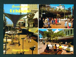 AUSTRALIA  -  Brisbane  Queen Street Mall  Multi View  Unused Postcard As Scan - Brisbane