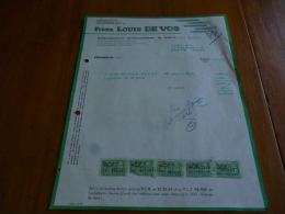 FF2 LC118 Facture  Firma Louis De Vos Deurne 1960 élévateurs Wagons - 1950 - ...