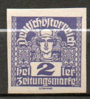 AUTRICHE Journaux  2h Violet 1920-21  N°36 - Dagbladen