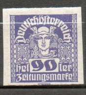 AUTRICHE Journaux  90h Violet 1920-21  N°51 - Dagbladen