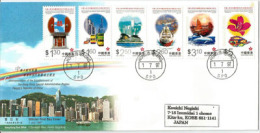 Hong-Kong Special Administrative Region. Premier Jour 1 July 1997, Lettre FDC Adressée Au Japon - FDC