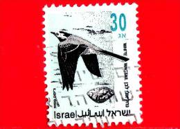 ISRAELE -  Usato - 1992 - Fauna - Uccelli Canori - Birds - White Wagtail - 30 - Usados (sin Tab)