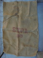 Ancien - Grand Sac Publicitaire En Toile De Jute "STPA 1969" - Altri & Non Classificati
