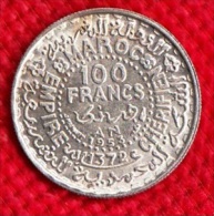 1 PIECE MAROC MAROCCO 100 FRANCS EMPIRE CHERIFIEN AN 1953-1372 (N°1) - Marokko