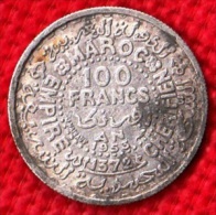 1 PIECE MAROC MAROCCO 100 FRANCS EMPIRE CHERIFIEN AN 1953-1372 (N°2) - Maroc