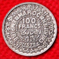 1 PIECE MAROC MAROCCO 100 FRANCS EMPIRE CHERIFIEN AN 1953-1372 (N°3) - Morocco