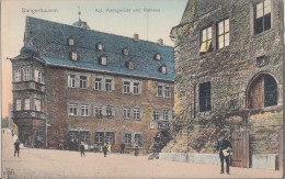 AK Sangerhausen Kgl. Amtsgericht Und Rathaus Color Gelaufen 1.7.12 - Sangerhausen