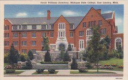 Sarah Williams Dormitory Michigan State College East Lansing Michigan - Lansing