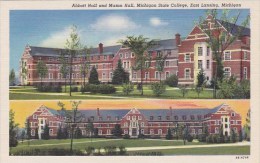 Abbott Hall And Mason Hall Michigan State College East Lansing Michigan - Lansing