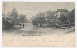 " PETIT-LANCY - Station Quidort  "  TRES RARE -  1902 - Lancy