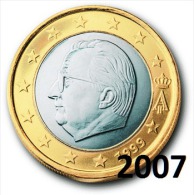 ** 1 EURO  BELGIQUE 2007 PIECE NEUVE ** - Belgien