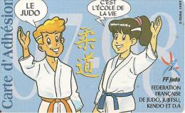 CARTE -D ADHESION 1997-FEDERATION FRANCAISE JUDO- T BE - Sonstige & Ohne Zuordnung