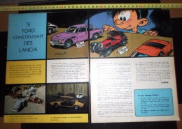 PUB PUBLICITE AUTO MINIATURE POLISTIL ISO RIVOLTA COUPE GT ALFA ROMEO 1750 LAMBORGHINI MARZAL - Materiale E Accessori