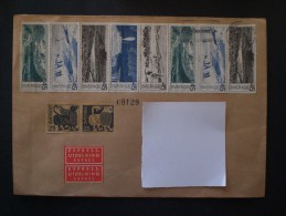 COVERS SVEZIA 4 LETTERE VIAGGIATE BELLISSIME AFFRANCATURE !!! - Other & Unclassified