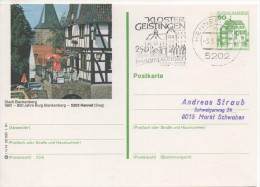 Nr. 3512, Ganzsache Deutsche Bundespost,  Blankenberg - Illustrated Postcards - Used