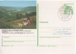 Nr. 2894, Ganzsache Deutsche Bundespost,  Simmerath - Illustrated Postcards - Used