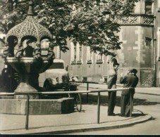 Rar Selten Aschersleben LKW Personen Fahrrad Rathaus Brunnen Sw 27.1.1962 - 1960 - Aschersleben