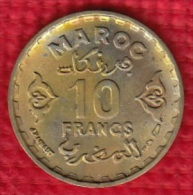 1 PIECE MAROC MAROCCO 10 FRANCS 1371 (N°13) - Marokko