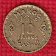 1 PIECE MAROC MAROCCO 10 FRANCS 1371 (N°15) - Marokko