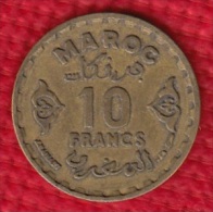 1 PIECE MAROC MAROCCO 10 FRANCS 1371 (N°16) - Marokko