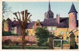 MOULINS ENGILBERT  -   Clocher Et Tours De La Maison Salonyer - Moulin Engilbert