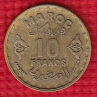 1 PIECE MAROC MAROCCO 10 FRANCS 1371 (N°19) - Maroc