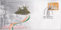 India  2015  Immortal Martyres Of Adas During Gandhiji's Quit India  Special Cover  AHMEDASBAD  # 65078  Inde  Indien - Covers & Documents